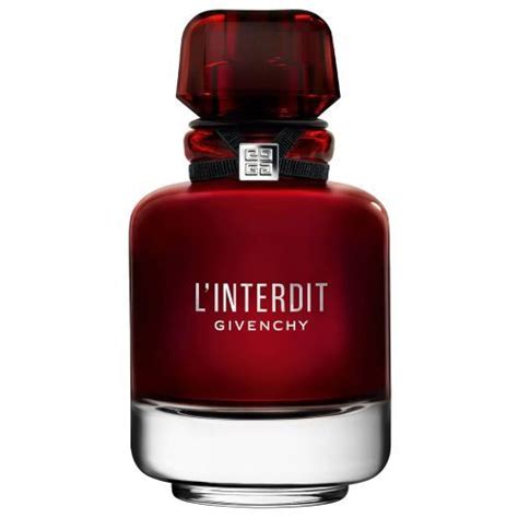 givenchy l'interdit rouge price|givenchy rouge interdit notes.